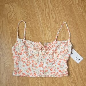 Billabong Women's "So In Love" Gathered Crop Cami Top